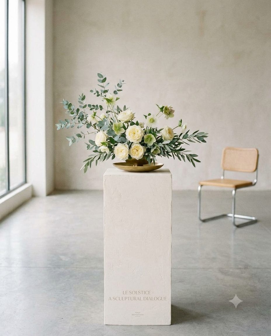 Décor floral pour événement d'entreprise