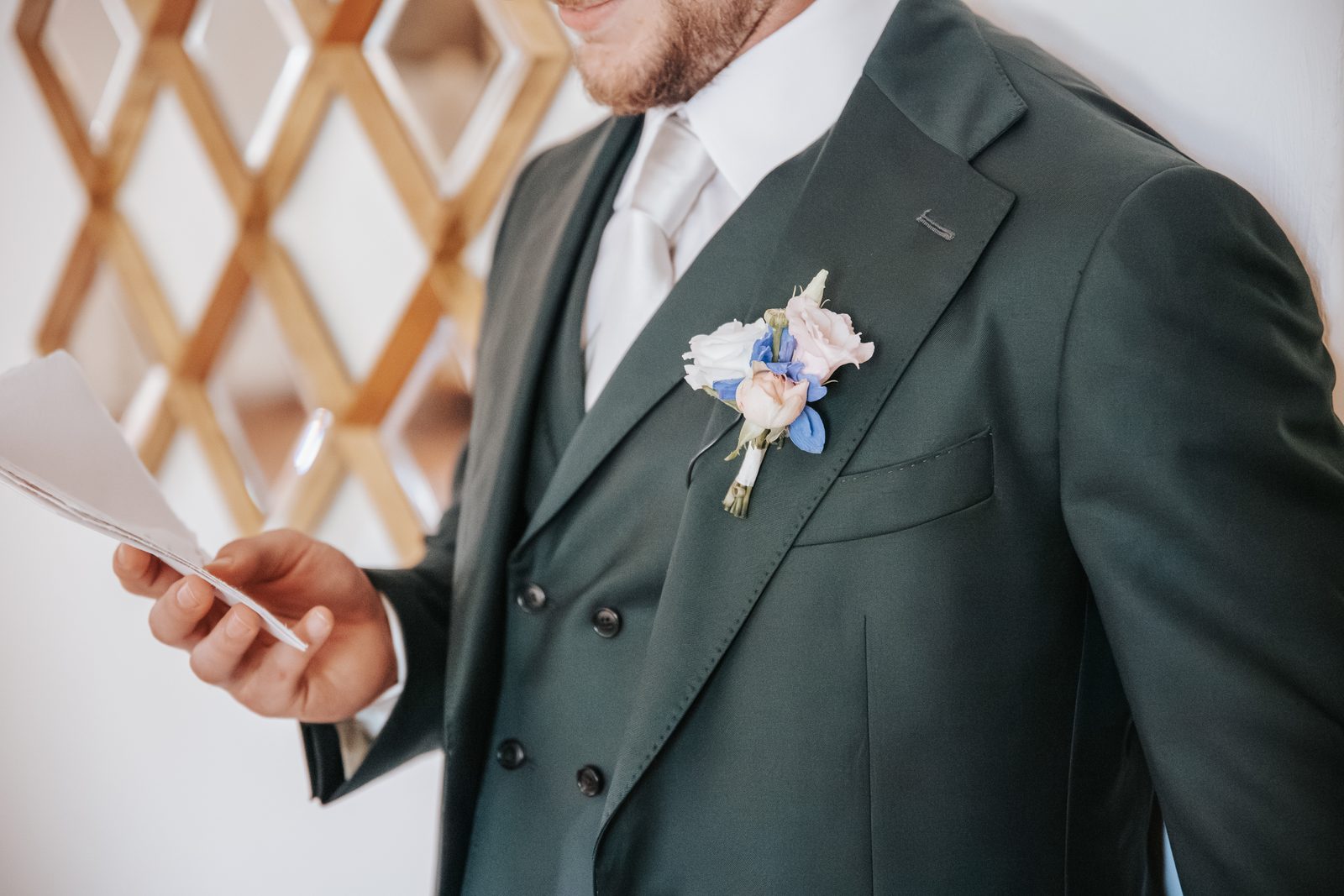 Boutonnière du marié